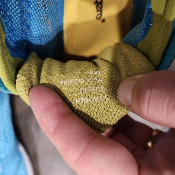 Vibram Womens Five Fingers KMD EVO Shoe Blue/Yellow Sz 38 EU/7-7.5 US Excellent - Picture 7 of 8